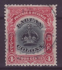 Labuan 1902 No 101 Stamped
