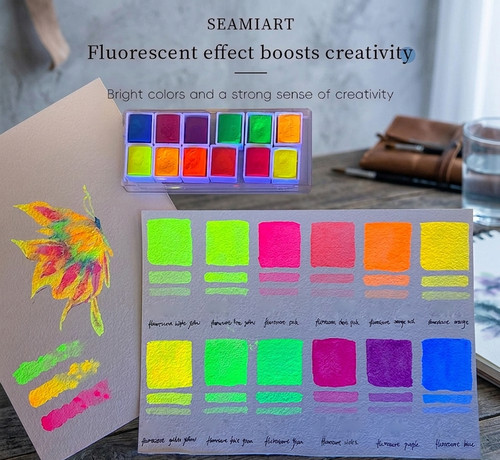 Fluorescent color solid - 12,