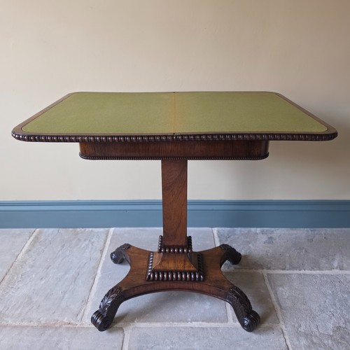 Quality rosewood card table - rosewood,