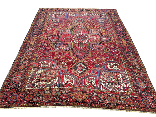 Oriental carpet hand knotted