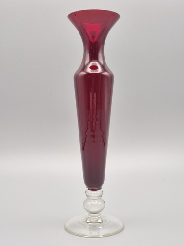 Vintage bohemian glass ruby - vintage,