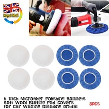 8Pcs 6 Inch Microfiber