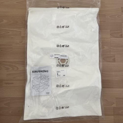 White paper ikea krusning - white,