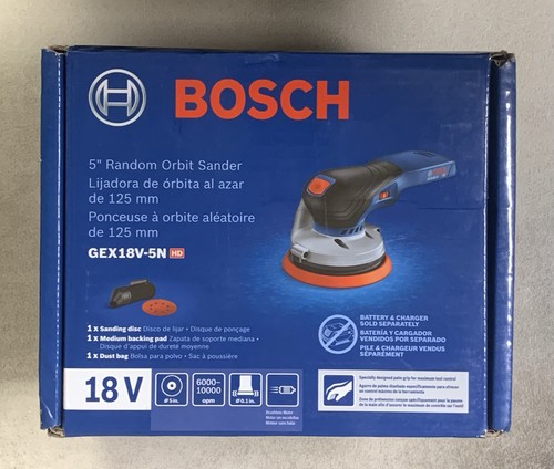 Bosch 18v gex18v - bosch, 5"
