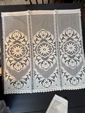 Vintage Cream Filet Lace Café