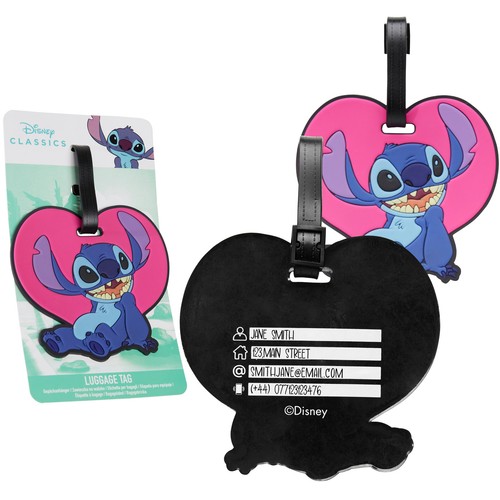 Disney kids stitch luggage tag - stitch,