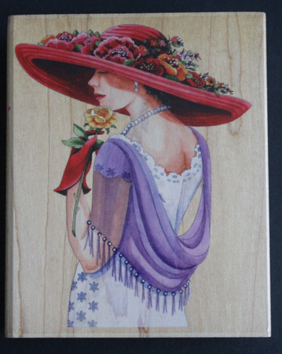 Sophisticated lady stamp - lady,