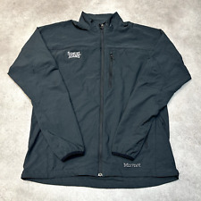 Marmot Windbreaker Jacket Mens XL Full Zip Lined Hiking Coat, Black
