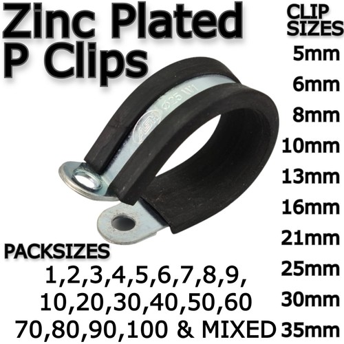 Clips rubber lined hose pipe - clips,