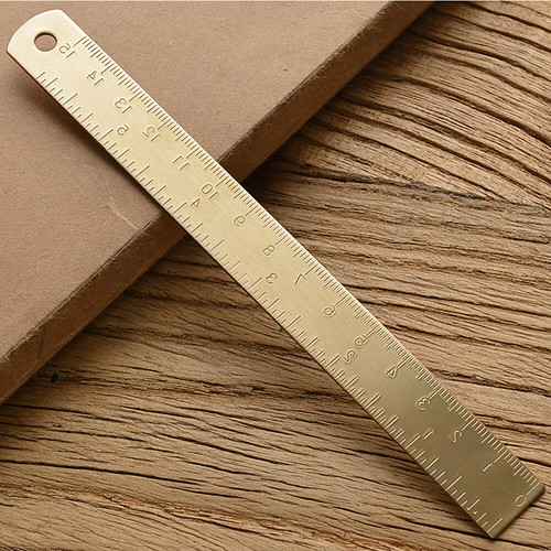 15cm brass straight rulers - 15cm,