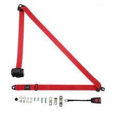 Front Automatic Seat Belt For Honda Z600 Coupe 1972-1974 Red