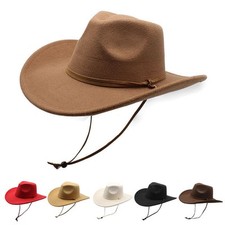 Texan Cowgirl Cowboy Hat Wild West Hen Stag Adult Fancy Dress Mens Women