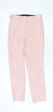 ZARA Women's Pink Trousers M