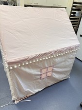 Child’s Pink Wendy House With Fabric Cover & Wooden Frame