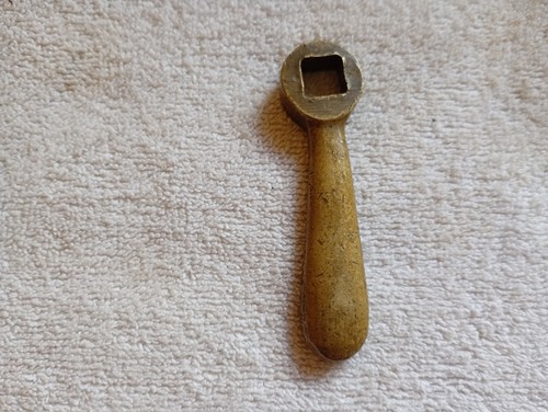 Antique brass valve key marine - brass,