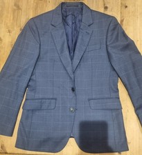Hackett Navy Windowpane Check