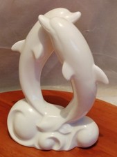 'Moments' By Coalport Pottery 'Perfect Harmony' Dolphins White Bone China 2000