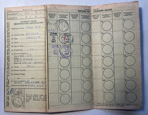 Original log book for - r.f.60,