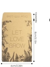 X5 Seeds Wildflowers In Envelopes Baby shower/Weddings X