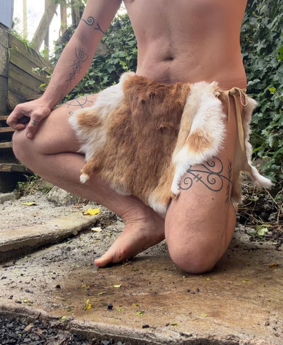 Loincloth unisex leather - loincloth,