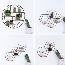 Floating Hexagonal Shelves