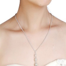 Bride crystal pearl - pearl, pendant