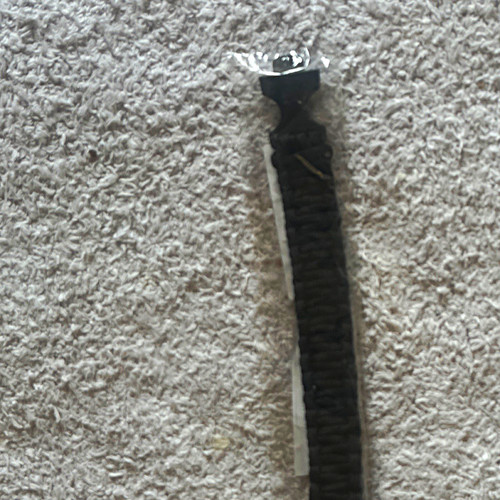 Black paracord survival - black,