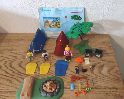 Playmobil campsite with led - campsite,