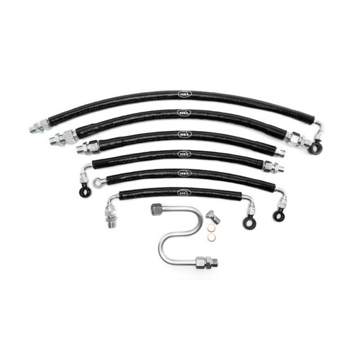 Hel braided turbo oil feed - oil,
