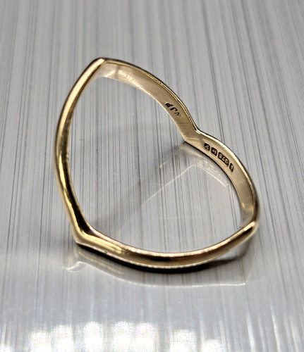 Vintage 9ct gold double - gold,