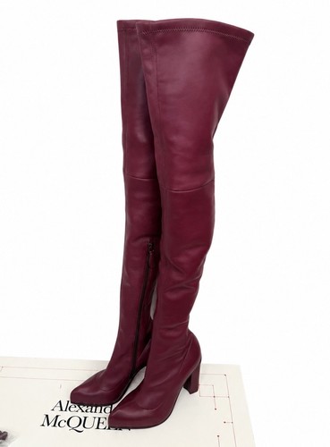 Alexander mcqueen burgundy - mcqueen, uk