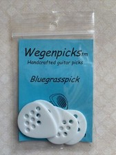 Wegen Bluegrasss Pick 1.4mm, Right Handed (4 x White). Plectrums