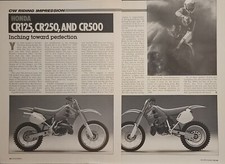 1990 Honda CR125 CR250 CR500