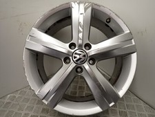 VOLKSWAGEN PASSAT B6 17'' SILVER ALLOY WHEEL RIM 3AA601025E (N13) (R1-E)