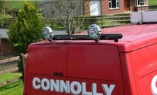 Black Rear Roof Bar + LEDs +