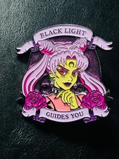 Dark Sailor Moon  Badge pin art pins enamel collectible