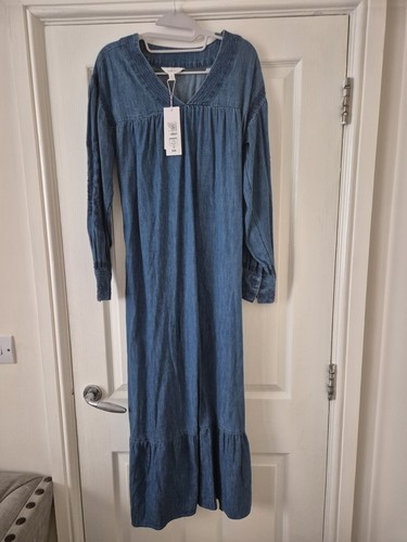 Per una denim tiered - una, midi