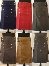 Men's Cotton Utility Kilt