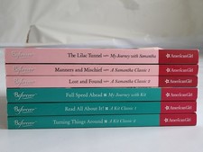 Lot Of 6 American Girl Doll Mystery Series Books Kit & Samantha