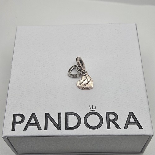 Pandora charm two - tone, rose