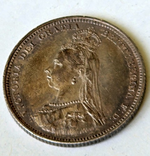 Queen victoria 1887 shilling - victoria,