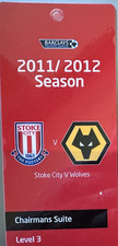 Match Ticket 2011-12 Stoke