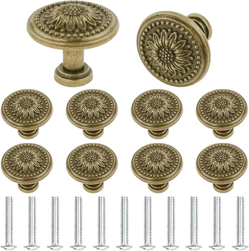 Drawer knobs pcs antique - knobs,, 10
