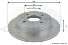 REAR BRAKE DISCS SET BRAKING