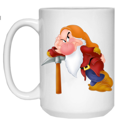 Grumpy snow white - white, the