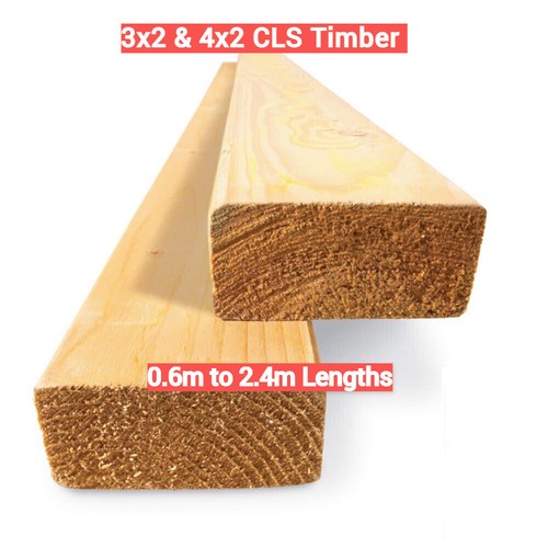 Cls timber 3x2 4x2 studwork - 3x2,