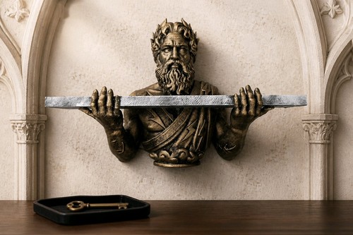 Zeus greek god bust wall - god,