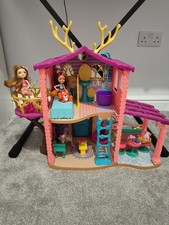 Enchantimals Deer House Playset + Dolls & Pets – Great Condition