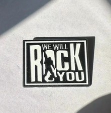 Queen We Will Rock You Metal Enamel Pin Badge Musical Bohemian Rhapsody