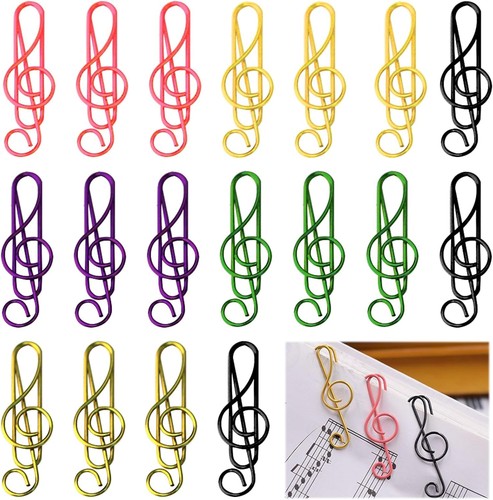 Musical paper clips pcs - musical, clips,